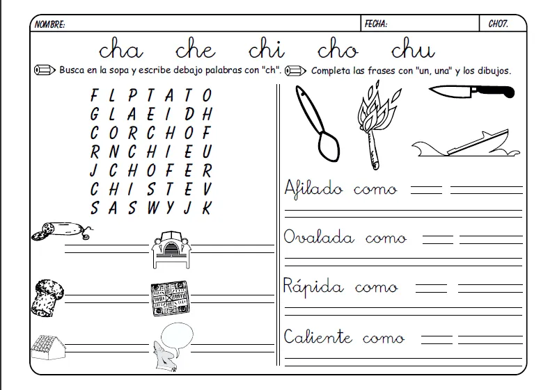 Ejercicios lectoescritura primaria - Imagui Ejercicios lectoescritura primaria - Imagui