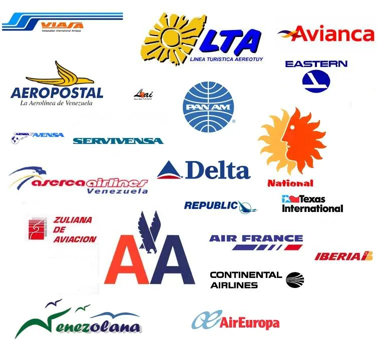 Logos de aerolíneas [50 logotipos]