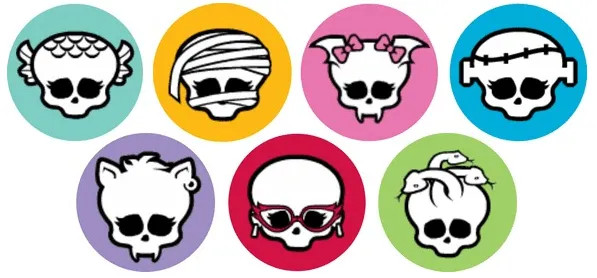 Logos de calaveras monster high - Imagui