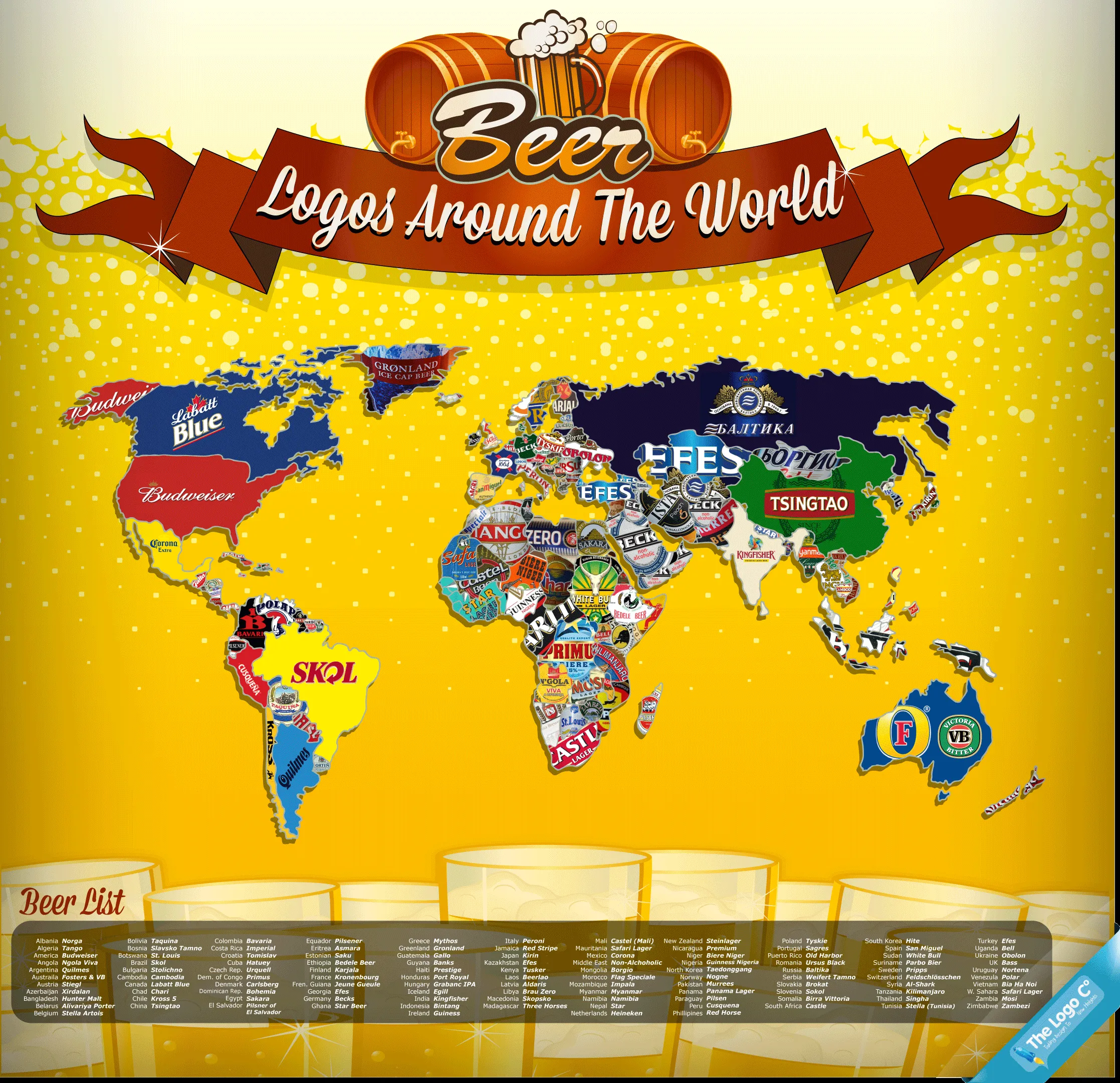 Logos de cerveza en el Mundo #infografia #infographic #marketing ... Logos de cerveza en el Mundo #infografia #infographic #marketing ...