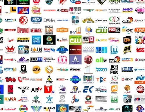 Massive collection of TV channel logos
