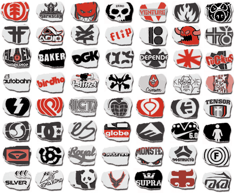 Logo de todas las marcas de skateboard - Imagui