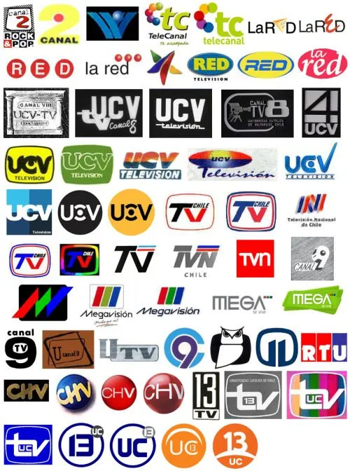Todos los logos de la TV Chilena - Televisión por Aire - ForoMedios