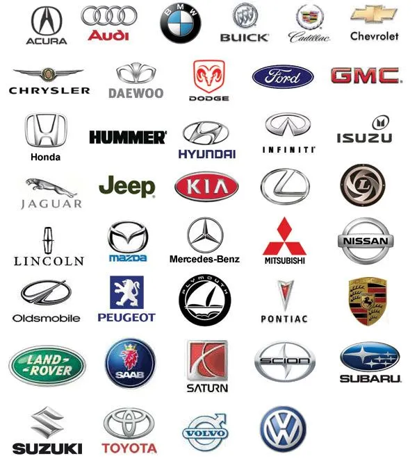 Logos und Embleme der Automarken | Billigstautos.com - Billige ...