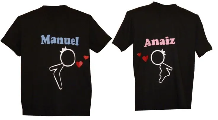 playera para novios - Buscar con Google | camiseta personalizada ...