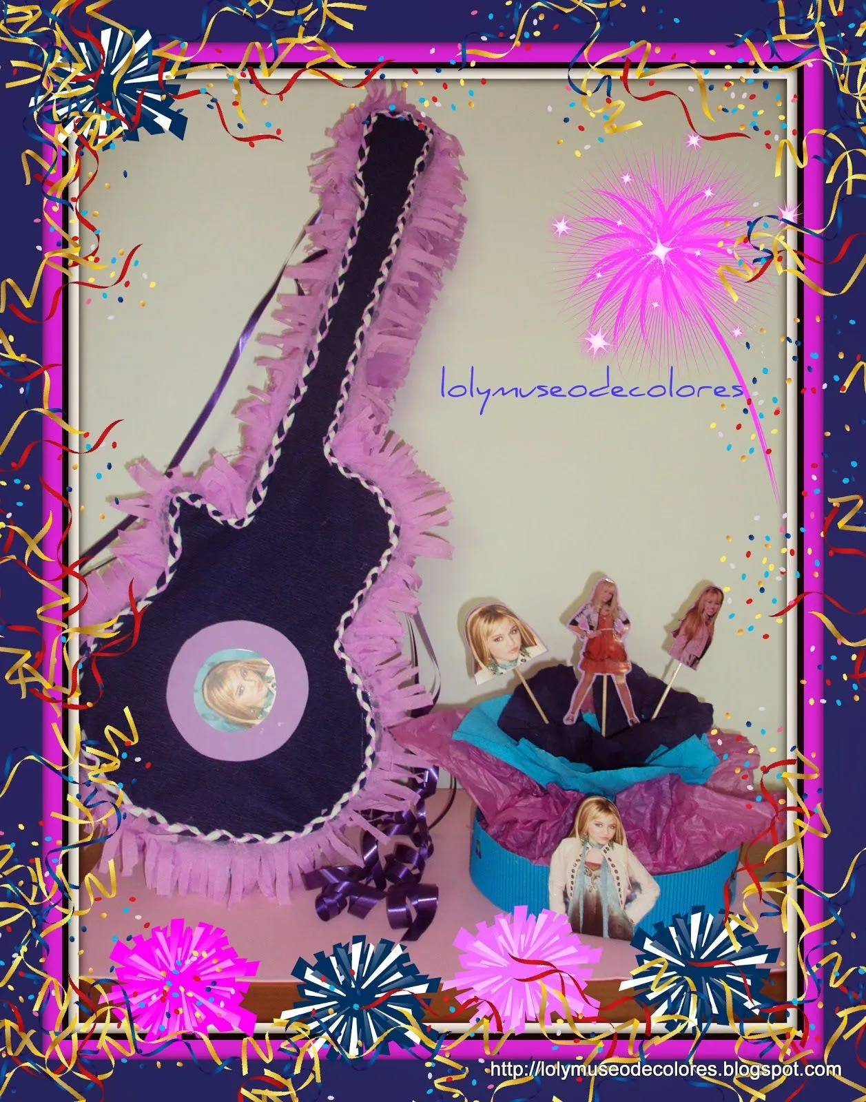 LolyMuseodeColores: Decoración Fiesta Hanna Montana LolyMuseodeColores: Decoración Fiesta Hanna Montana