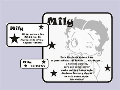 LOLYS: TARJETAS BETTY BOOP 2