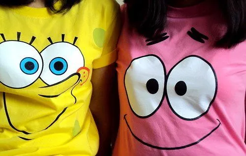 Look do dia - Camisa Bob Esponja - Blog da Maanuh