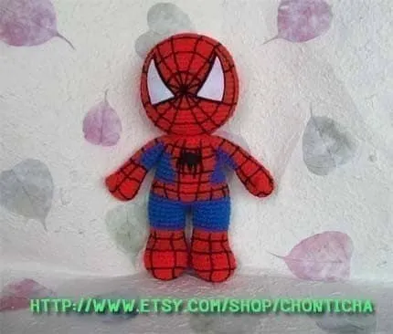 Hombre araña amigurumi patron - Imagui