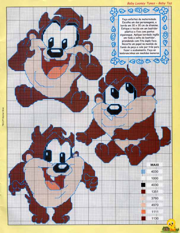 PUNTO DE CRUZ: Baby Looney Tunes « Variasmanualidades's Blog PUNTO DE CRUZ: Baby Looney Tunes « Variasmanualidades's Blog