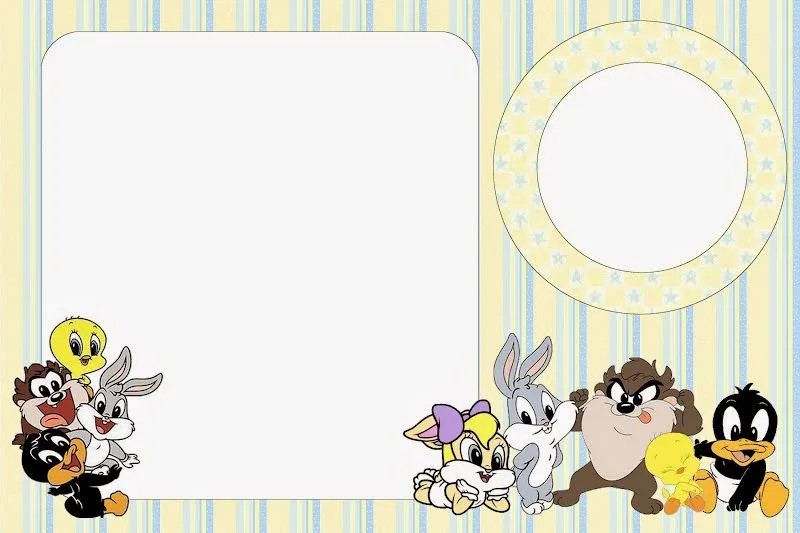 Looney Tunes Bebés: Invitaciones para Imprimir Gratis. | Oh My Bebé! Looney Tunes Bebés: Invitaciones para Imprimir Gratis. | Oh My Bebé!
