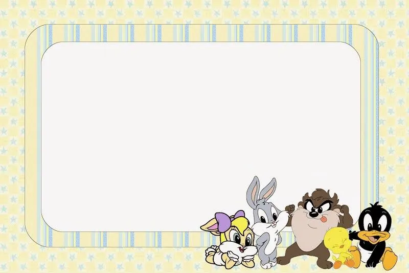 Looney Tunes Bebés: Invitaciones para Imprimir Gratis. | Oh My Bebé! Looney Tunes Bebés: Invitaciones para Imprimir Gratis. | Oh My Bebé!