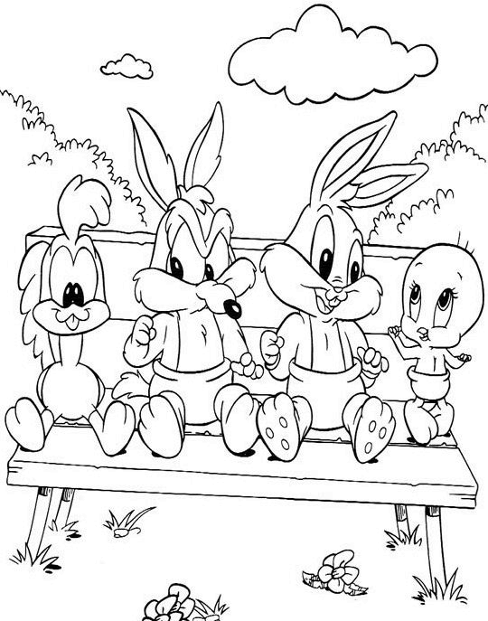 Looney Tunes para colorear