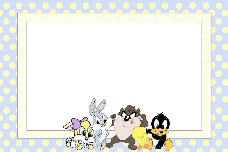 Tarjetas de looney tunes bebés para imprimir - Imagui