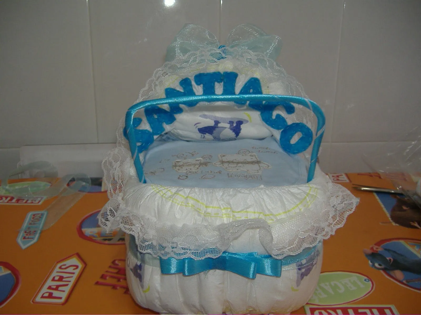 Loquita por las Manualidades: CARRITO DE PAÑALES Loquita por las Manualidades: CARRITO DE PAÑALES