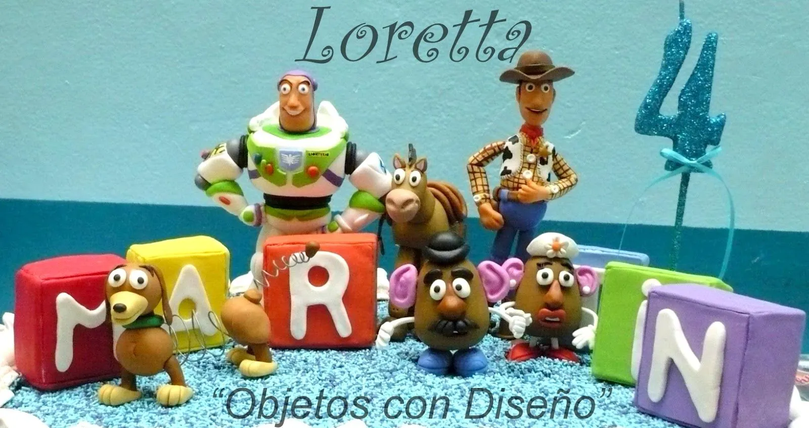 Loretta "objetos con diseño": Decoración Temática Toy Story