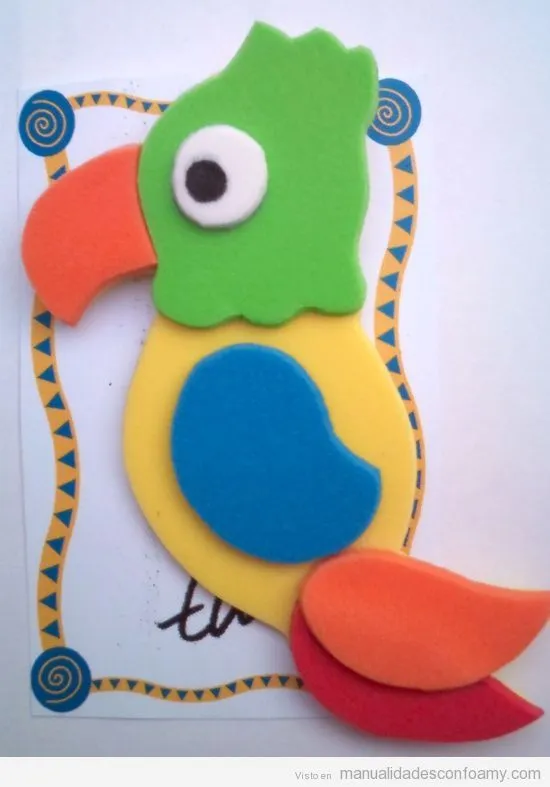 Diseños en foamy para niños - Imagui