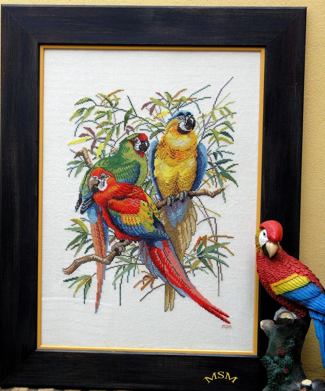 Loros en punto de cruz | Punto de cruz - Colección de patrones ... Loros en punto de cruz | Punto de cruz - Colección de patrones ...
