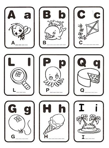 LOTERIA PARA COLOREAR Y FORMAR PALABRAS | Dibujos para colorear