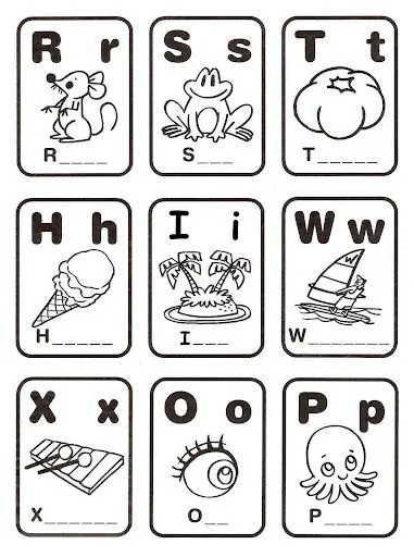LOTERIA PARA COLOREAR Y FORMAR PALABRAS | Dibujos para colorear LOTERIA PARA COLOREAR Y FORMAR PALABRAS | Dibujos para colorear