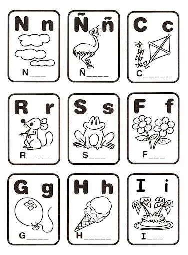 LOTERIA PARA COLOREAR Y FORMAR PALABRAS | Dibujos para colorear LOTERIA PARA COLOREAR Y FORMAR PALABRAS | Dibujos para colorear