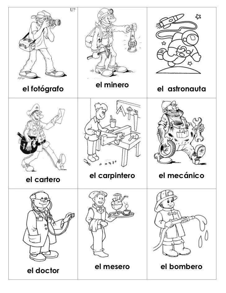 Loteria oficios y profesiones