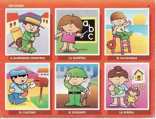 Loteria de oficios y profesiones en inglés para imprimir - Imagui Loteria de oficios y profesiones en inglés para imprimir - Imagui