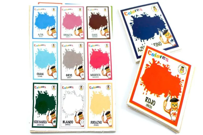 LOTERIAS COLORES, JUEGO DE MESA DIDACTICO. | WIWI LOTERIAS COLORES, JUEGO DE MESA DIDACTICO. | WIWI