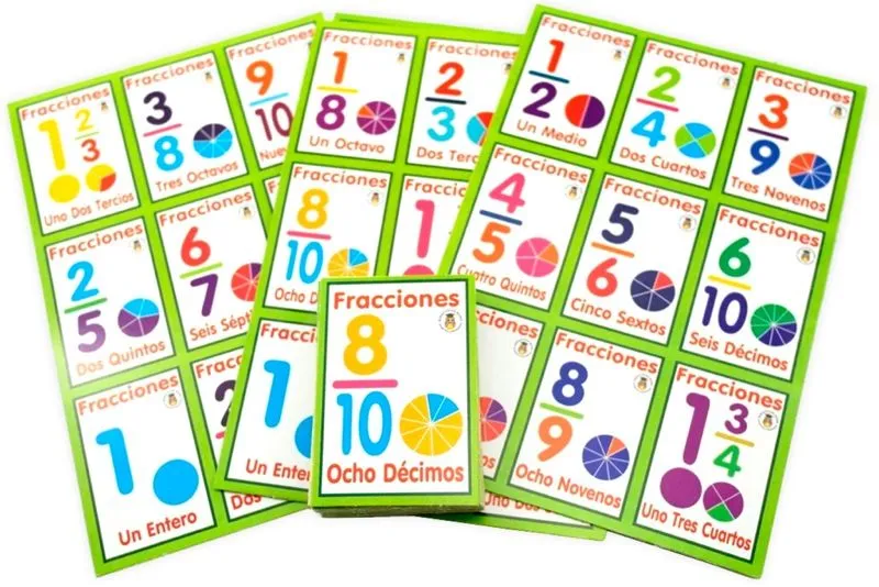 LOTERIAS FRACCIONES Y QUEBRADOS, JUEGO DE MESA DIDACTICO. | WIWI LOTERIAS FRACCIONES Y QUEBRADOS, JUEGO DE MESA DIDACTICO. | WIWI