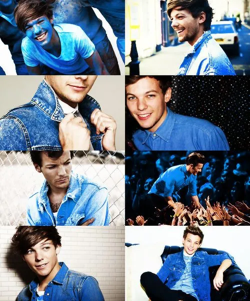 louis tomlinson One Direction my edits red 1D white louis black ...