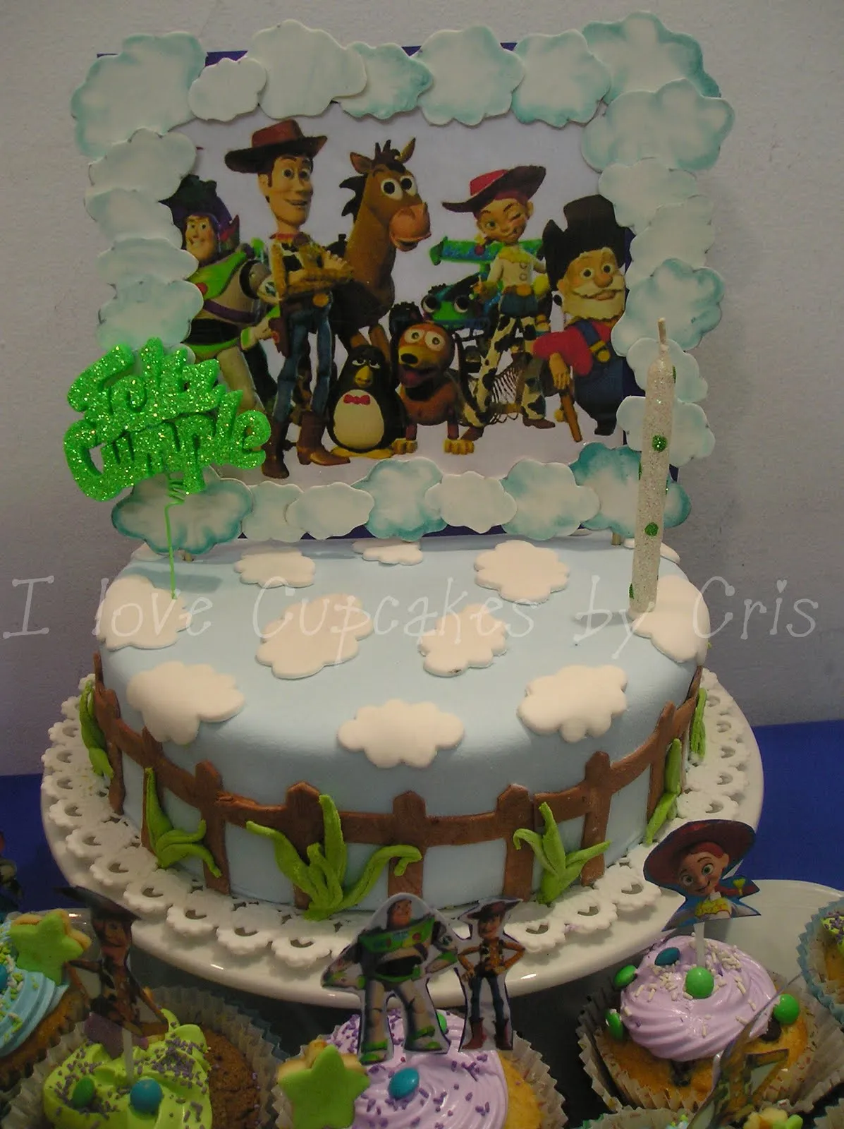 I love Cupcakes: Mesa dulce de Toy Story! ... al infinito y más ...