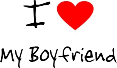 I Love Heart My Boyfriend Removable Wall Art Decal | eBay