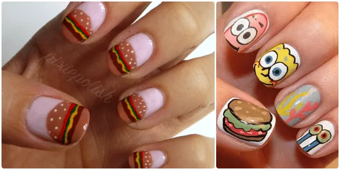 I love it!: HAMBURGUESAS Y MANICURA
