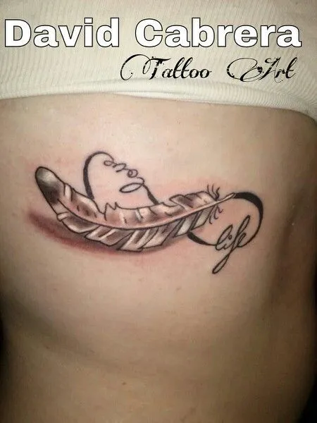 Dise os tatuajes de plumas: Con s mbolo de infinito | Recipes to ...