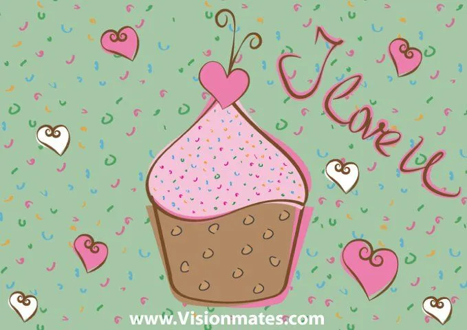 Love Muffin, vector file - 365PSD.com