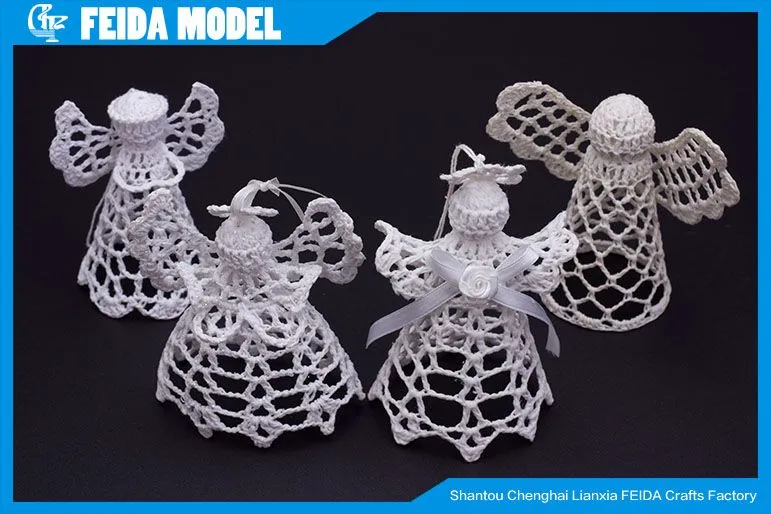lovely little angel merry modelo de ganchillo decoraciones de los ...