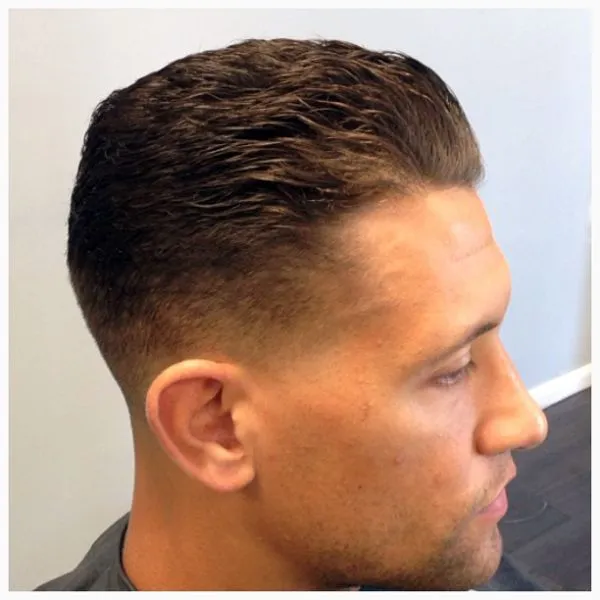 Low fade slick back | Cortés de cabello para hombres | Pinterest ...