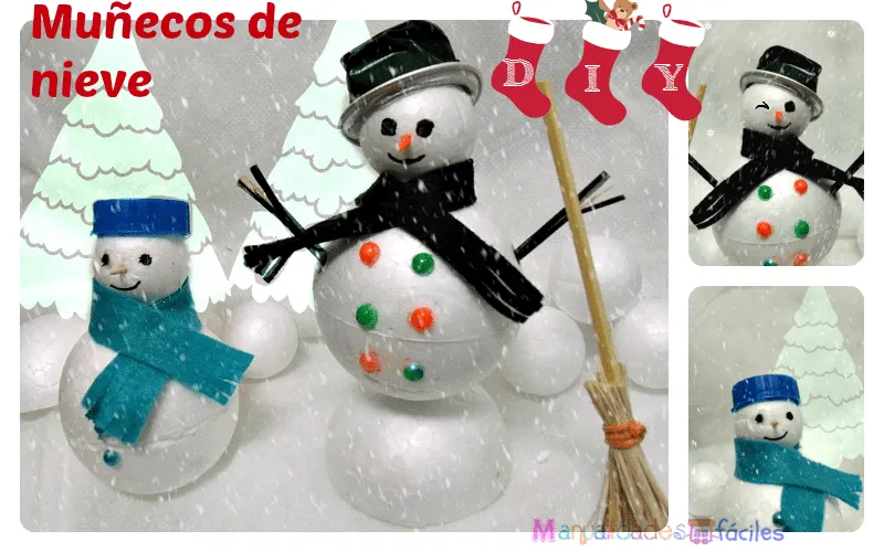 L@s 27 enanit@s: Como hacer un muñeco de nieve...