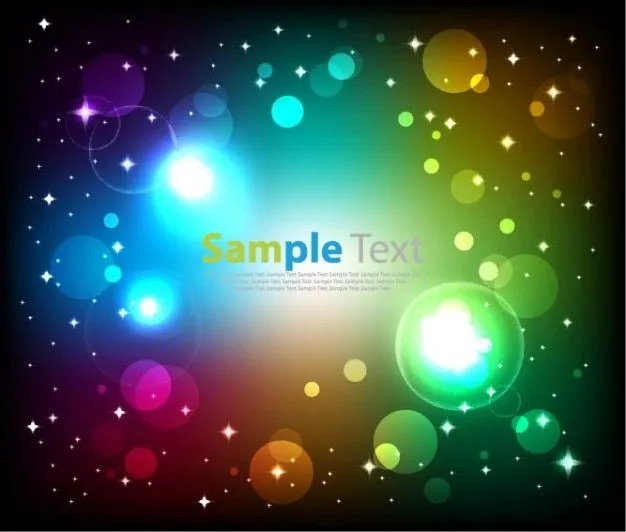 Luces de colores en el fondo de puntos | Descargar Vectores gratis Luces de colores en el fondo de puntos | Descargar Vectores gratis