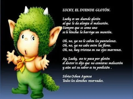 Lucky, el duende glotón. Poema infantil ...