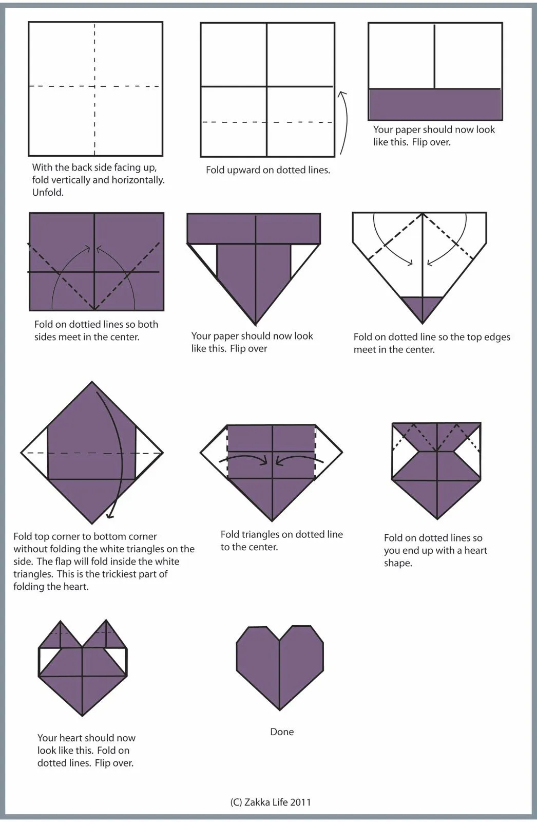 Lucy Reyna ♥ Reynalandia: Corazones de origami Lucy Reyna ♥ Reynalandia: Corazones de origami