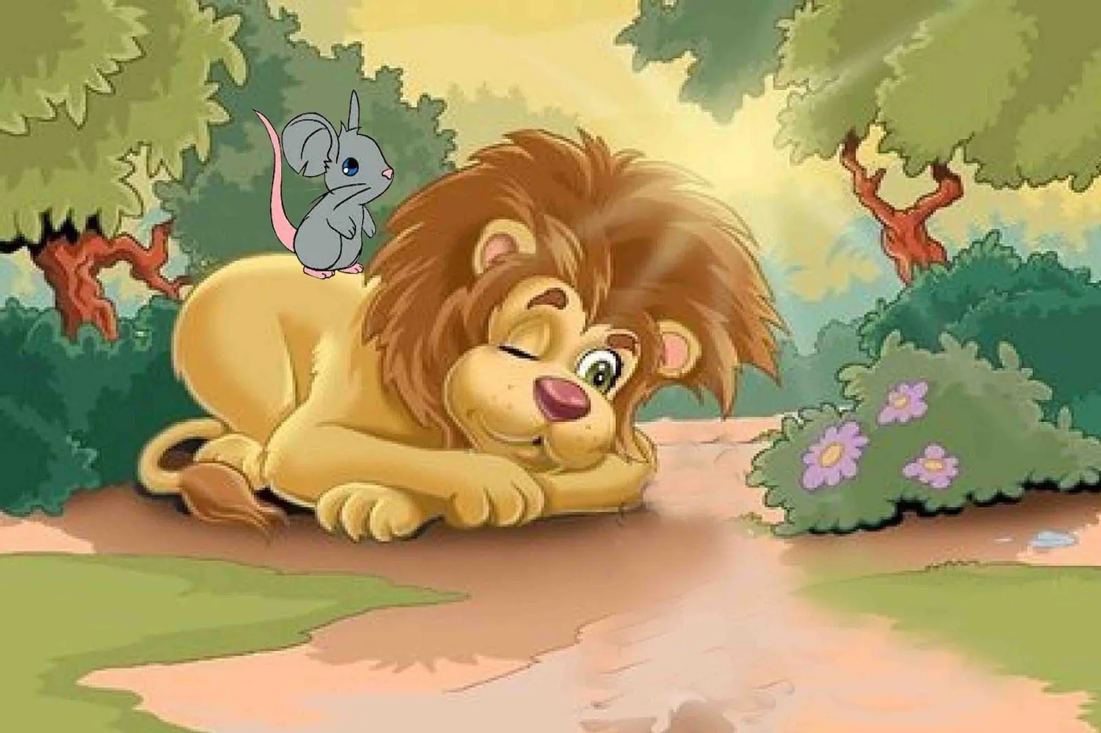 Ludoteca "ABRACITOS": Cuento: El León y el Ratón Agradecido Ludoteca "ABRACITOS": Cuento: El León y el Ratón Agradecido
