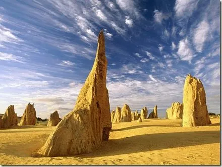 Lugares increíbles. El desierto de los pináculos de Nambung ...