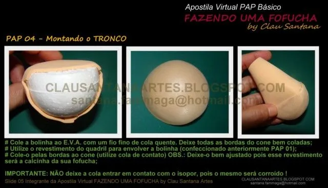 Mi Lugarsitio: pap para armar el cuerpo de la fofucha Mi Lugarsitio: pap para armar el cuerpo de la fofucha