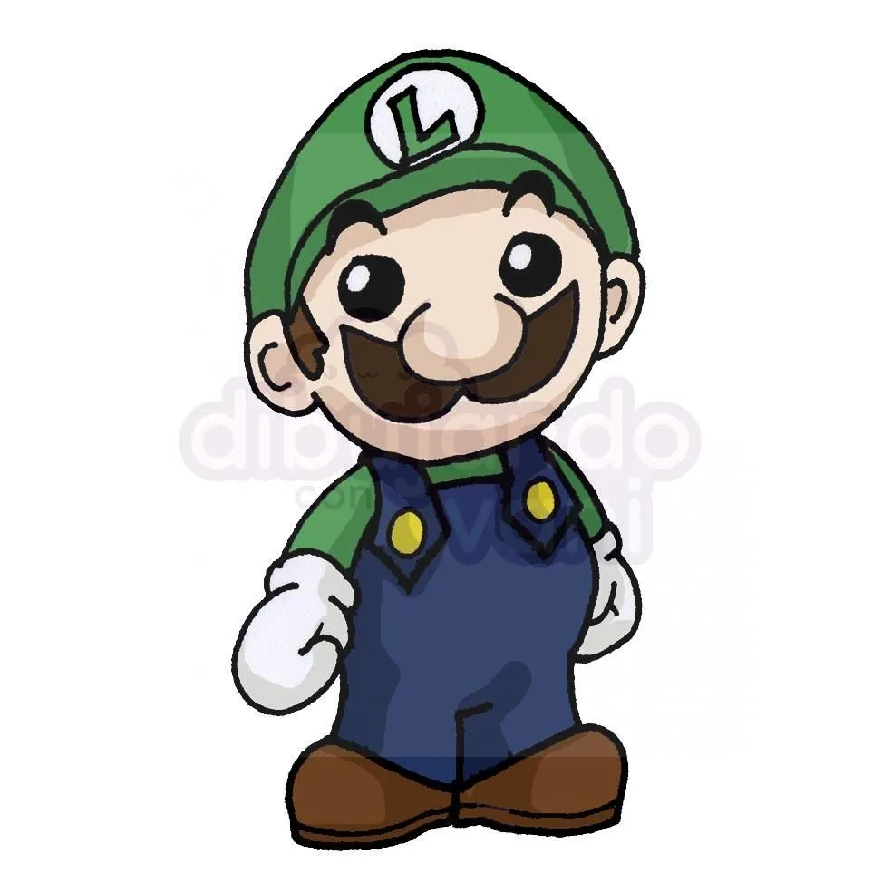luigi-kawaii - Dibujando con Vani
