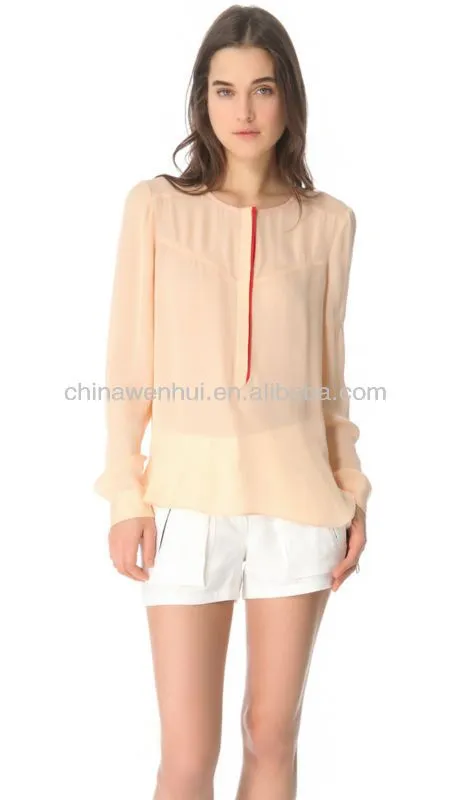 Modelos deblusas de chifon - Imagui