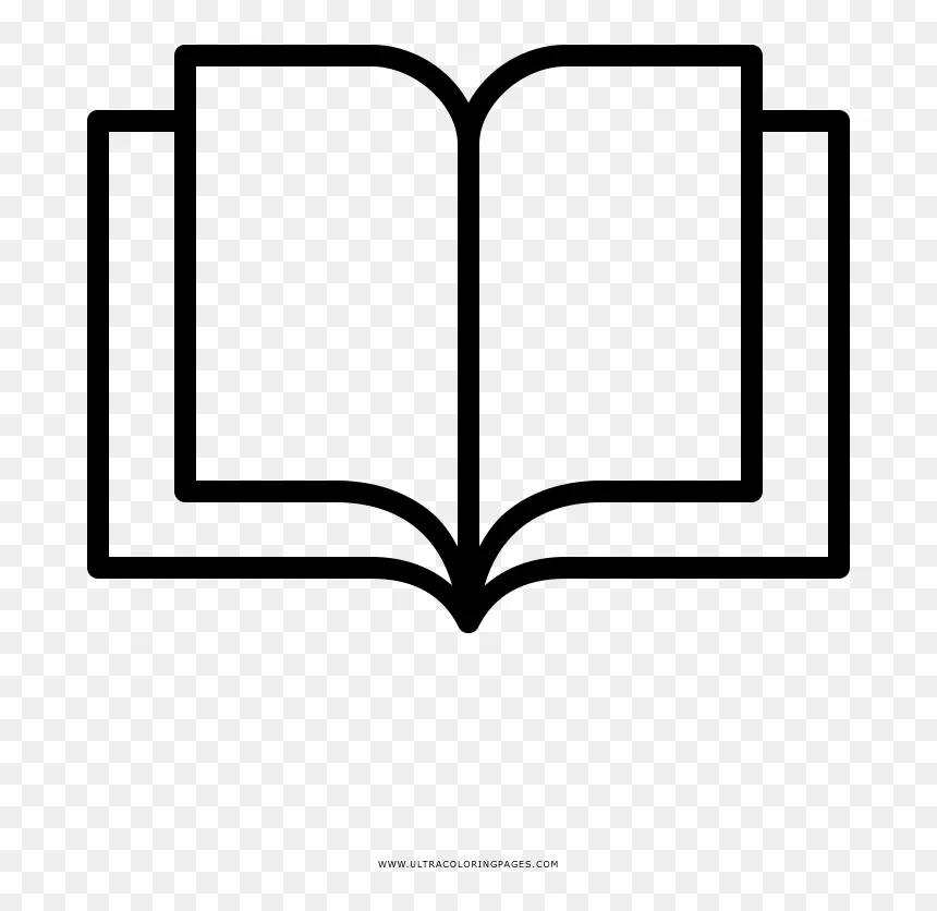 Lujoso Libro Abierto Para Colorear Vi Eta Ideas Para - Dibujo De Un Libro  Abierto, HD Png Download - vhv