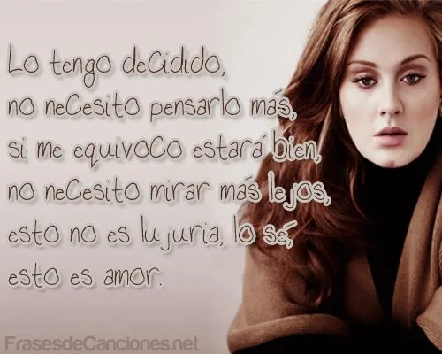 Esto no es lujuria, lo sé, esto es amor. | Imágenes de Frases de ... Esto no es lujuria, lo sé, esto es amor. | Imágenes de Frases de ...