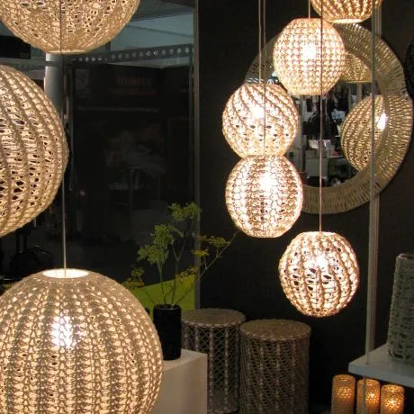 Luminárias de crochê | EcoArte
