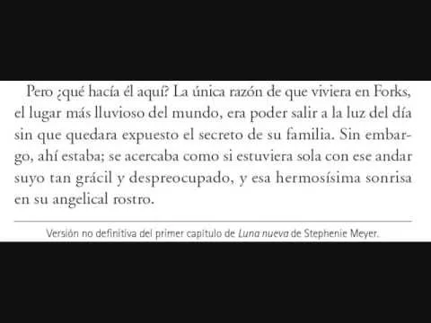 LUNA NUEVA libRo siguiente de crepusculo - YouTube
